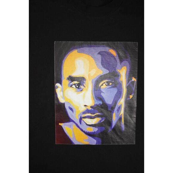 Kobe Bryant Pop Art Graphic T-Shirt – Los Angeles Apparel – Size L – Made in USA - Picture 2 of 5